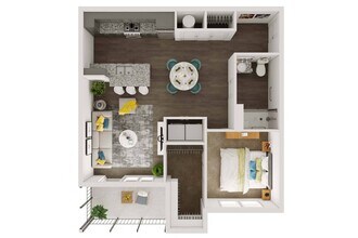 1 Bedroom 05-5204 floor plan